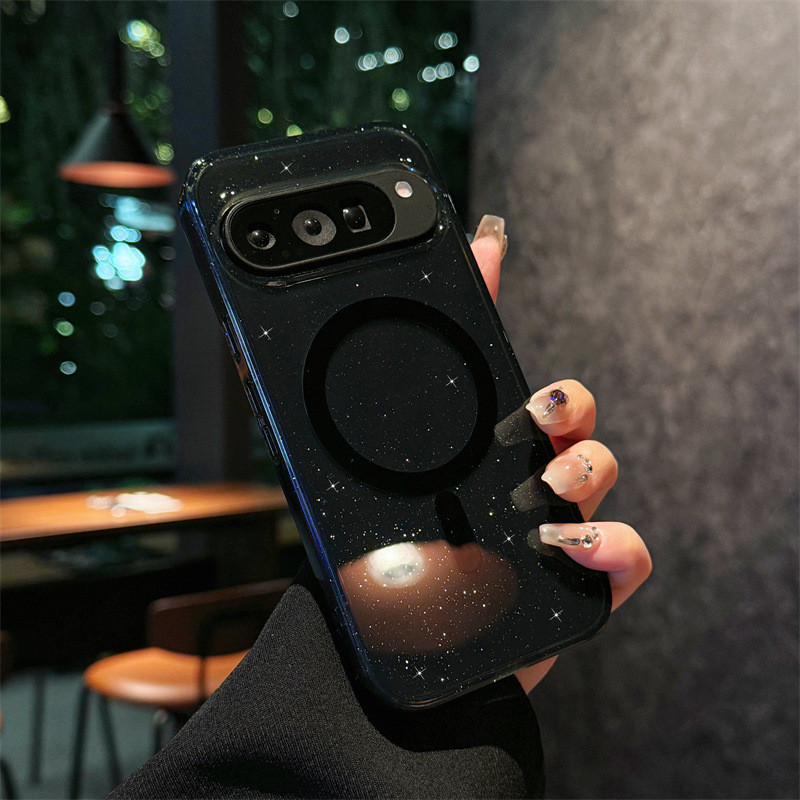 Starry Sky Magnetic Transparent Phone Case