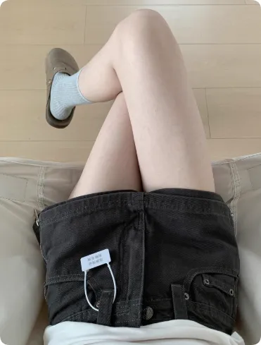 Slimming Short A line Skirt For Pear shaped Figures Women Grey - Shop at LoveMi