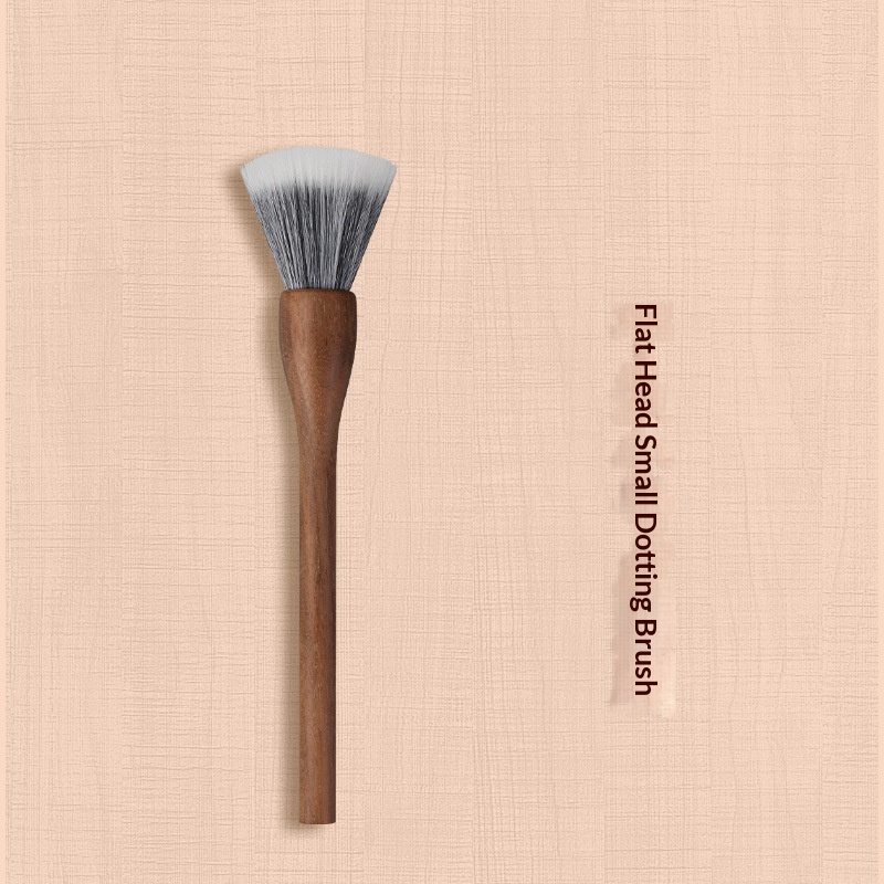 H Set Brush Vintage Soft Black Walnut Makeup Brush 12