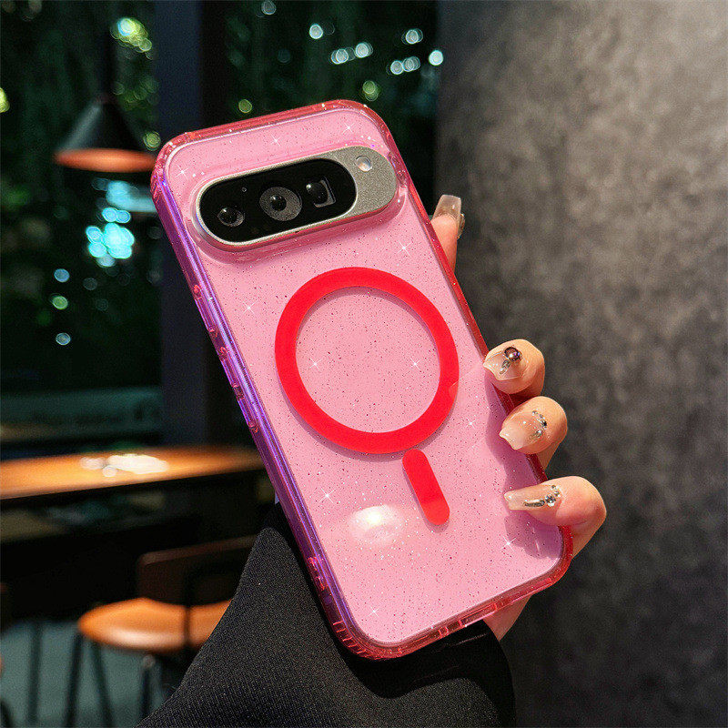 Starry Sky Magnetic Transparent Phone Case