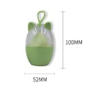Fresh Green Faceted Teardrop