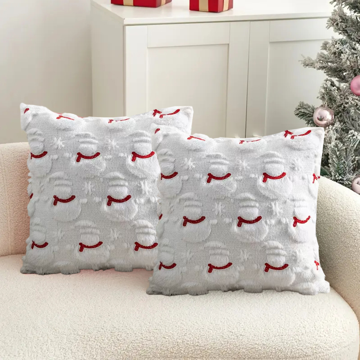 Christmas Pillowcase Without Insert Snowflake Minimalist