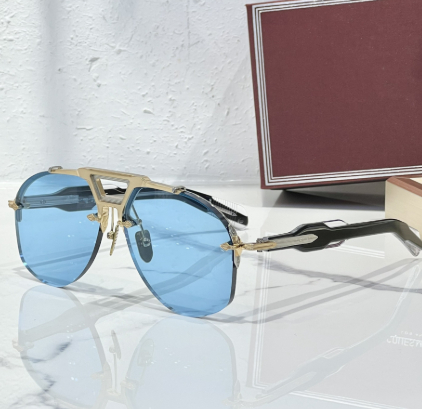 Light Luxury Metal INS-style Pilot Sunglasses For Sun Protection