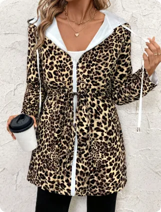 Women's Double sided Reversible Hooded Zipper Jacket White - Shop at LoveMi