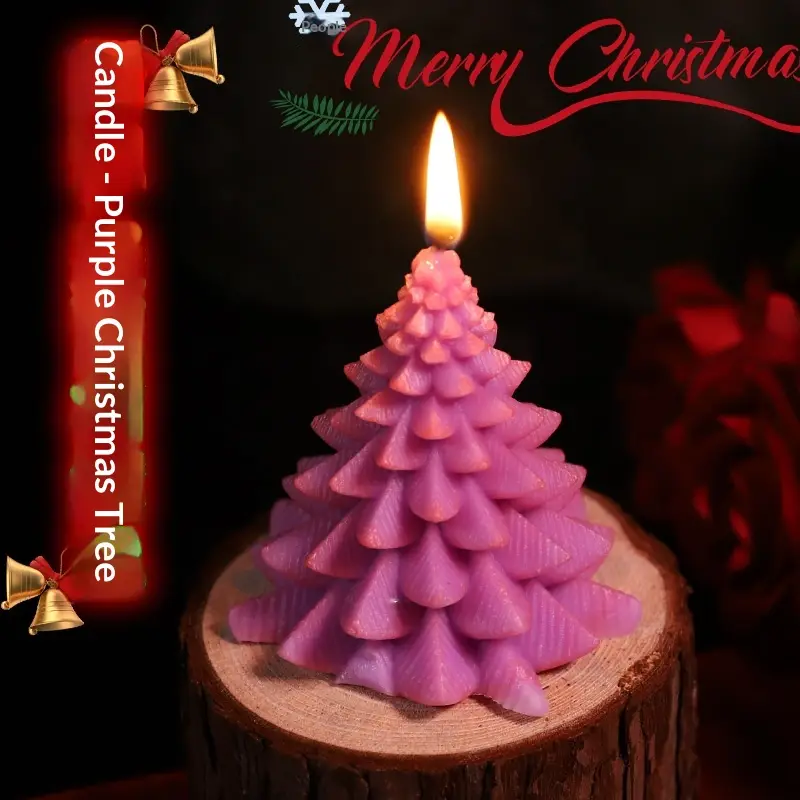 Low-temperature Candle Christmas Tree In Multiple Colors