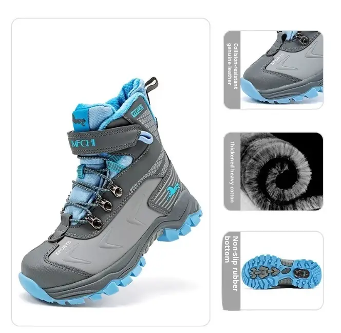 Winter Anti-slip Snow Boots For Older Children