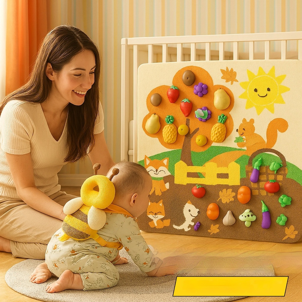 Felt Fruit Cutting Play Children's Educational Enlightenment Learning Board