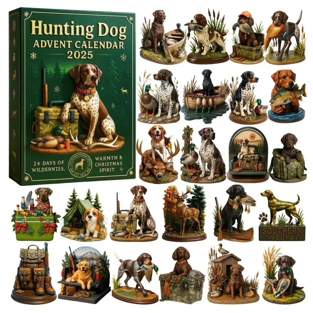 Acrylic Blind Box Christmas Decorations - Hound