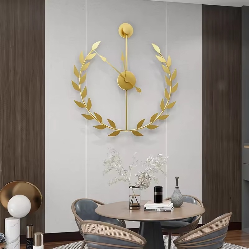 Round Metal Wall Clock