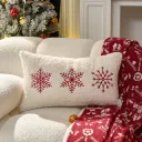 Teddy Fleece Three Snowflakes