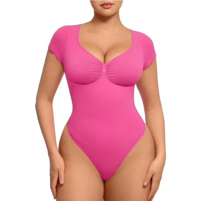 Postpartum Hip Lifting Seamless Corset For Women Rose Red - Shop at LoveMi