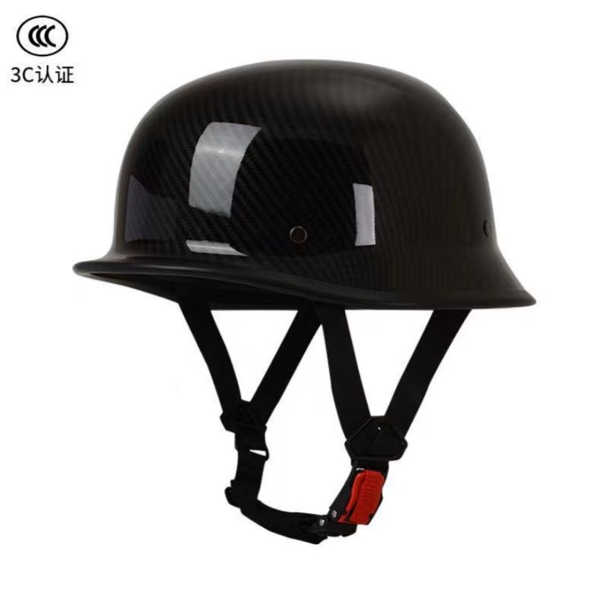 Men's Simple Retro Motorcycle Soldier Steel Helmet - Image 5
