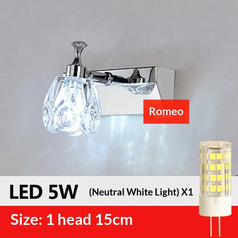 Mirror Front Bathroom Mirror Cabinet Toilet Bathroom Wall Lamp Mirror Lamp