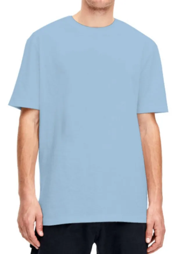 Customized US Size Short sleeved T shirts And Plus size T shirts Light Blue - Shop at LoveMi