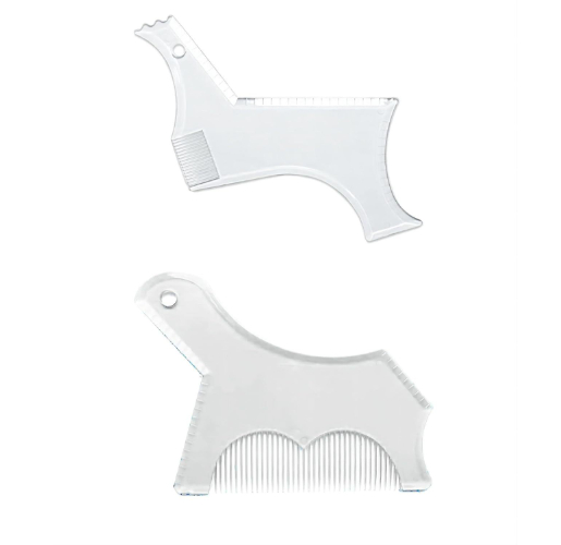 Beard And Mustache Styling Template Tool Comb 4