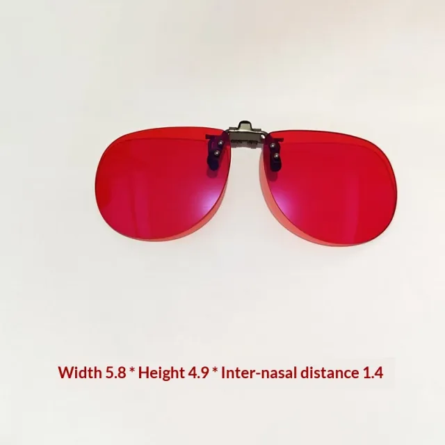 Clip on Blue Light Blocking Glasses ESports Color Weakness Clip on Lenses For Women Wine - Shop at LoveMi