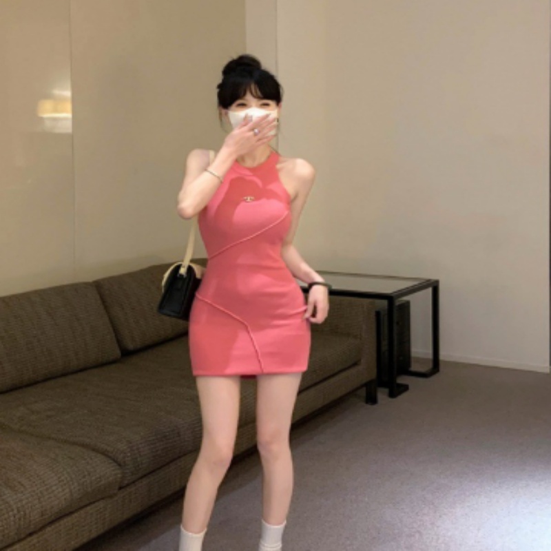 Sexy Spaghetti Strap Slim Dress For Hot Girls
