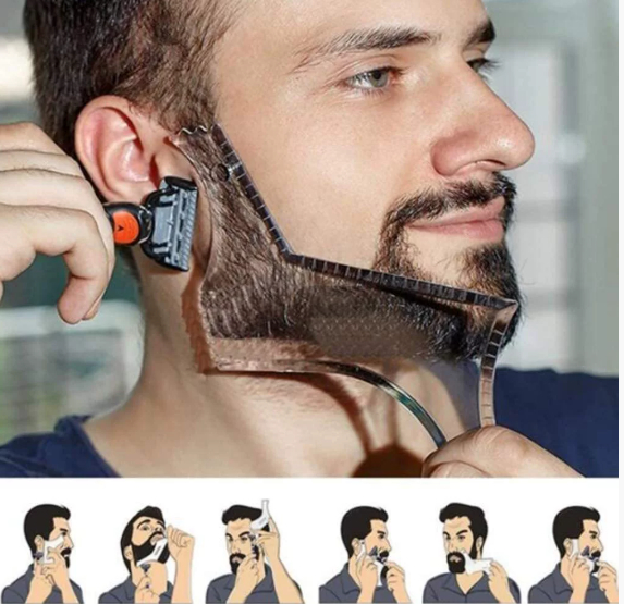 Beard And Mustache Styling Template Tool Comb 5