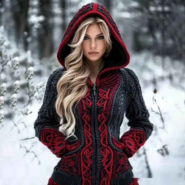 3D Digital Printed Cardigan Women's Coat Czlm05 L - Shop at LoveMi