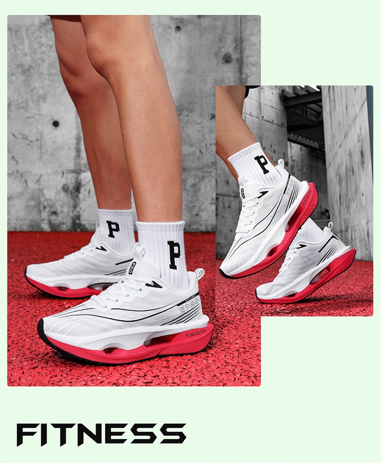 L.S.W.P Men’s Cushioning Breathable Mesh Sports Running Shoes – Lightweight Casual Walking, Tennis & Fitness Sneakers (Unisex Style)