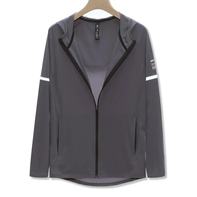 Outdoor Sports Skin Windbreaker Women's Sweat-wicking Jacket - Castle Gray