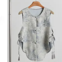 New Summer Women's Dress High-end New Cold Zen Suit - Vest-Xl - View 1