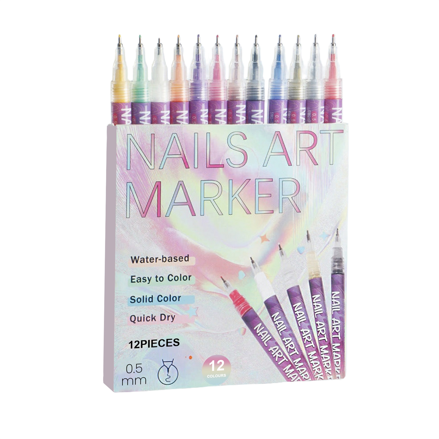DIY Nail Painting Pen 12Pieces - Shop at LoveMi