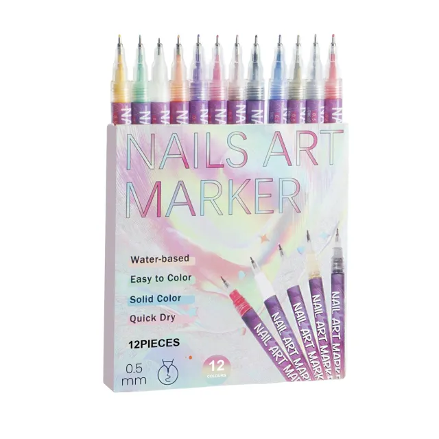 DIY Nail Painting Pen 12Pieces - Shop at LoveMi