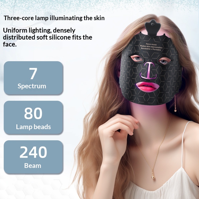 Wireless Portable Home LED Silicone Mask Device 4