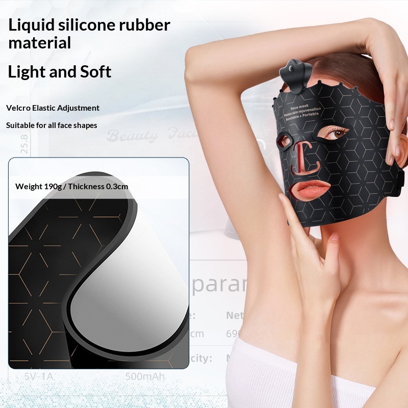 Wireless Portable Home LED Silicone Mask Device