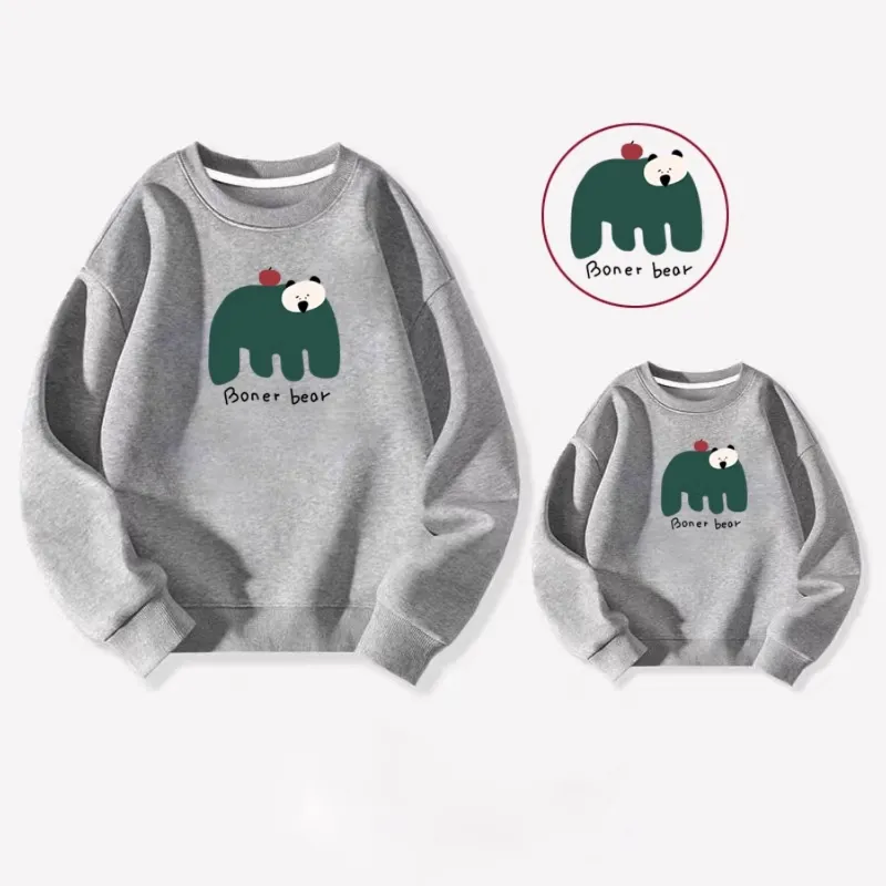 Family Friendly Autumn Sweatshirts Baby Onesies For Three - Adult S