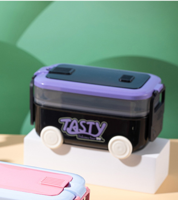 Lunch Box And Water Cup Set For Office Workers Microwaveable Bento Box Black - Shop at LoveMi