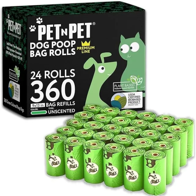 Dog Pet Poop Scoop Car Garbage Bag Emerald Green - Shop at LoveMi
