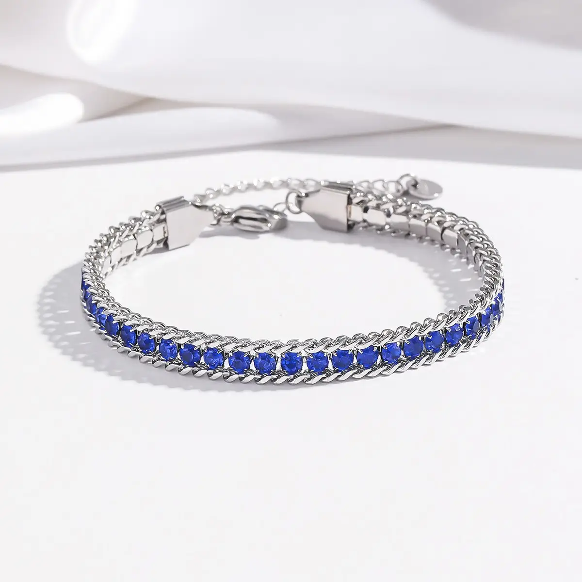 Women's Full Diamond Fashion Minimalist Design Bracelet