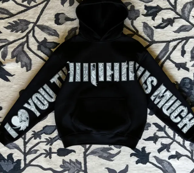 Fall Women's Clothing Fashion High grade Cotton Hoodie Black - Shop at LoveMi