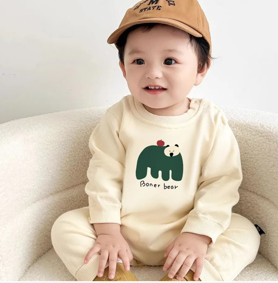 Family Friendly Autumn Sweatshirts Baby Onesies For Three - Bodysuit 80