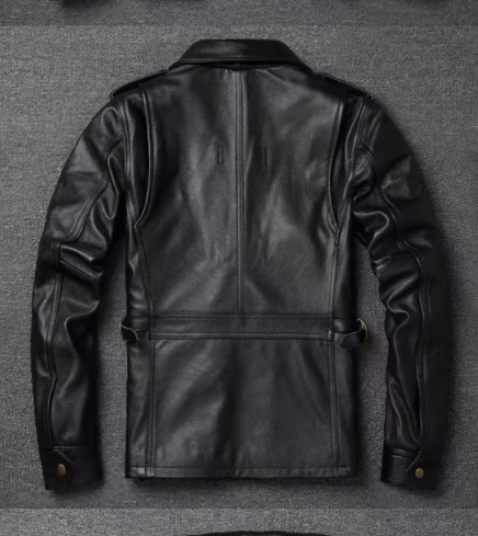 Autumn And Winter Workwear Leather Jacket For Men