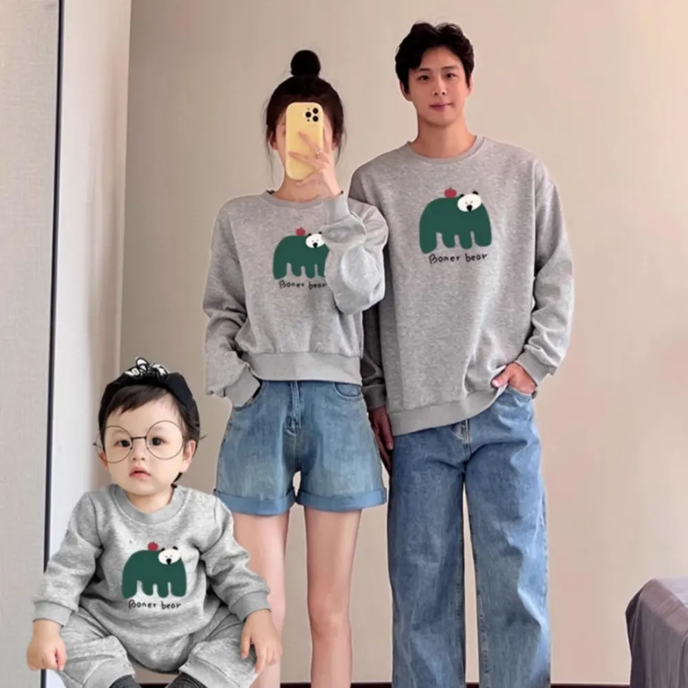 High Quality Family Friendly Autumn Sweatshirts Baby Onesies
