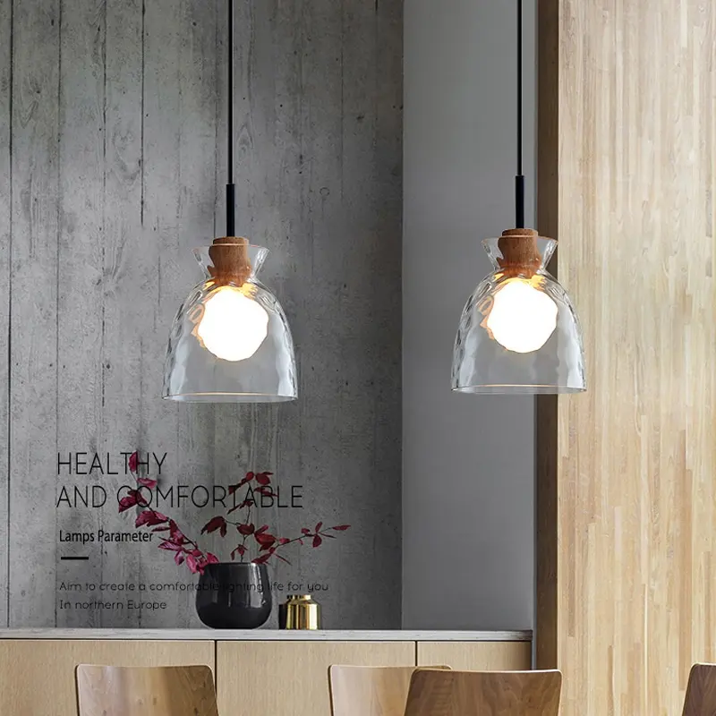 Three-head Retro Cafe Bar Table Minimalist Pendant
