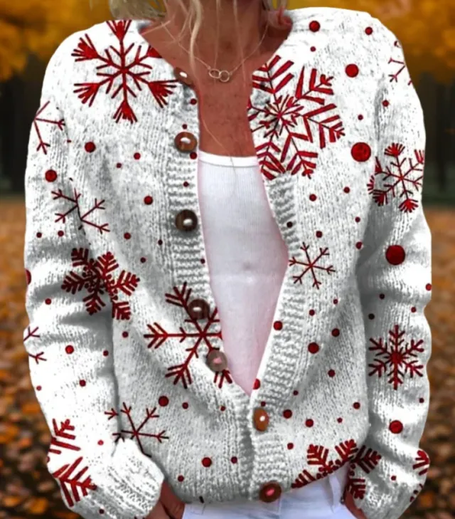 Creative Animal Print Shading Women's Cardigan Sweater 15Style - Shop at LoveMi