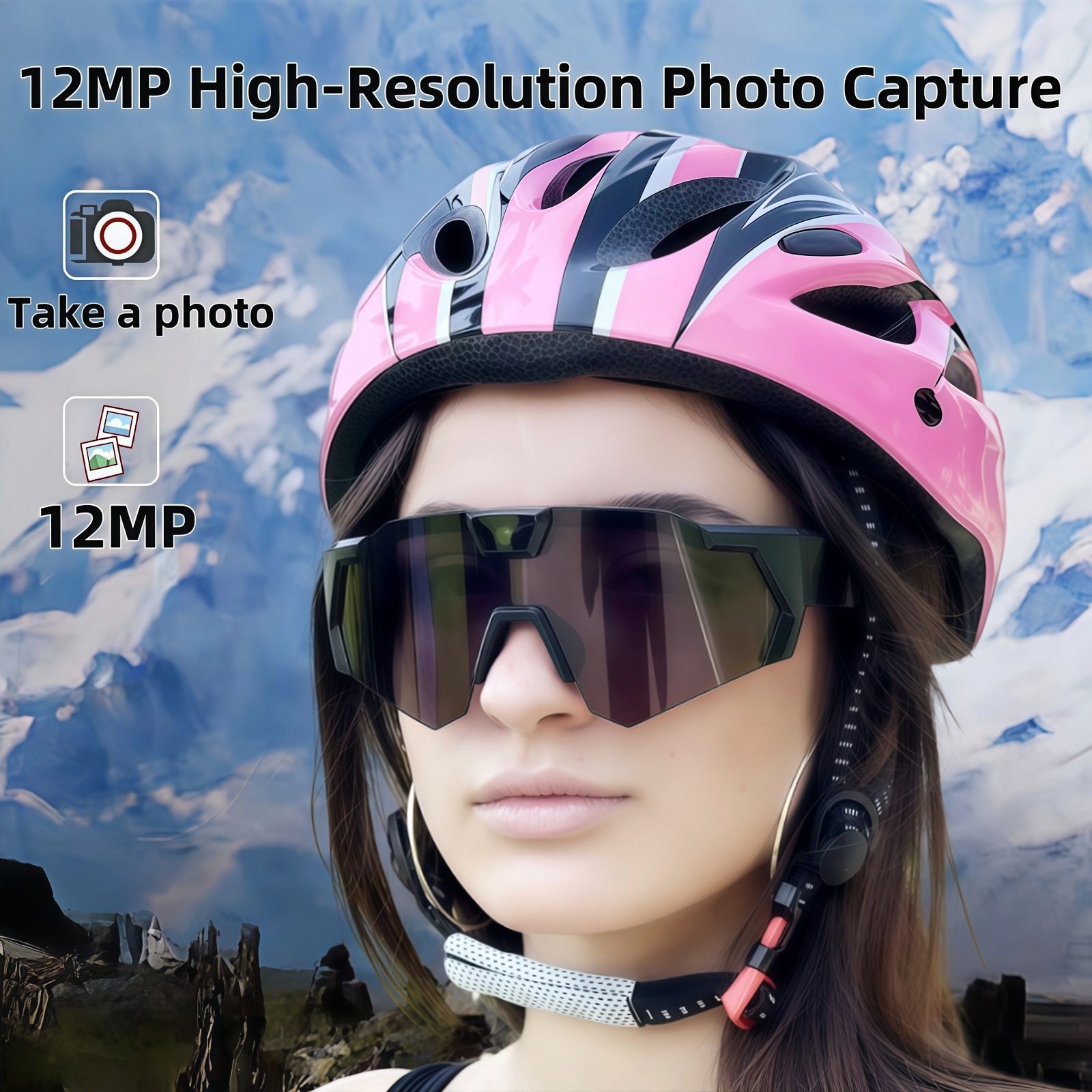 Outdoor Sports High-definition Video Cycling Sunglasses