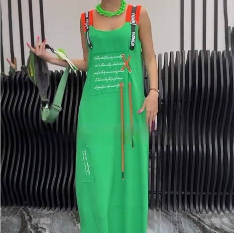 Women's Printed Sleeveless Vest T Shirt Top Emerald Green - Shop at LoveMi