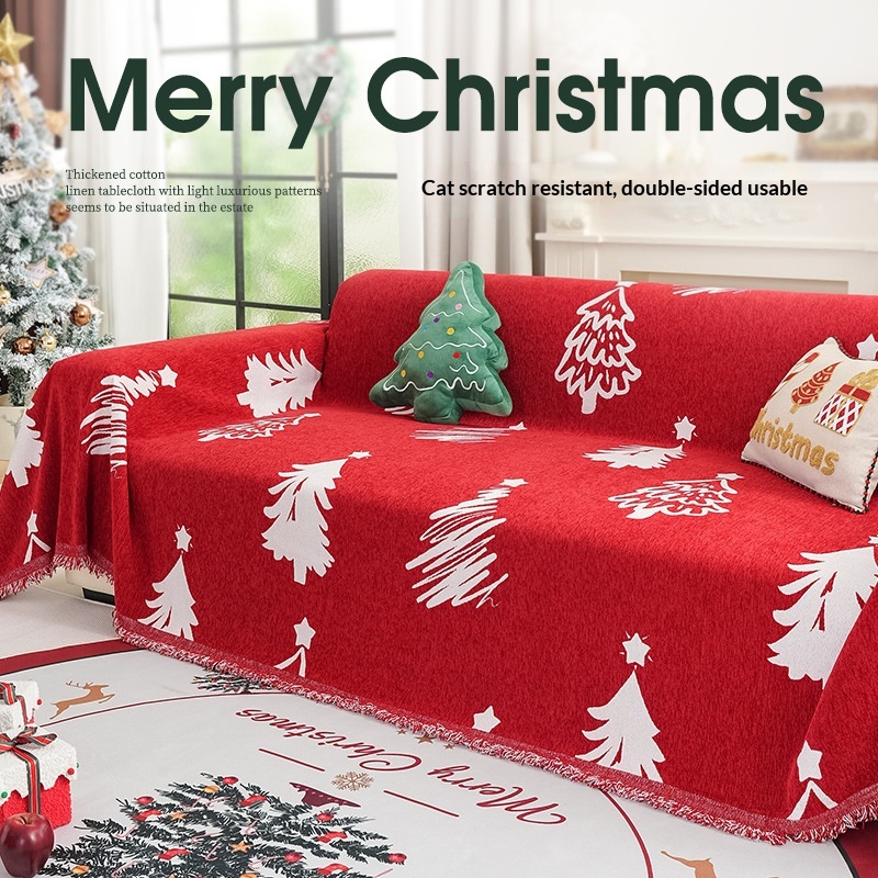 Red Cushion Whole Dust Cover