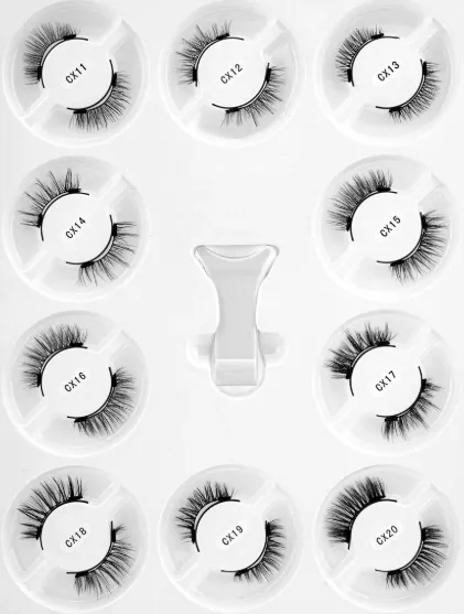 1 Pair Magnetic Eyelashes Handmade Fluffy Faux Mink Lashes 10D01 - Shop at LoveMi