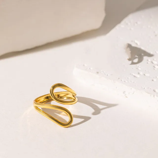 Stainless Steel Vintage Jewelry 18K Gold Gold - Shop at LoveMi