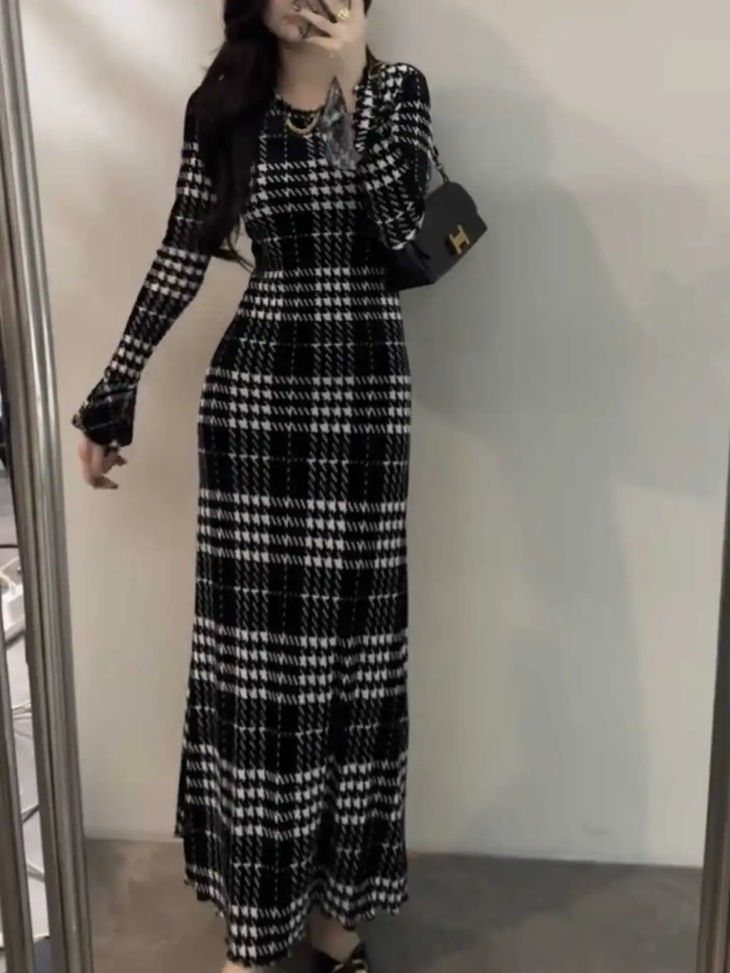 Temperament Waist Slim Hip Skirt Girl - Long Style