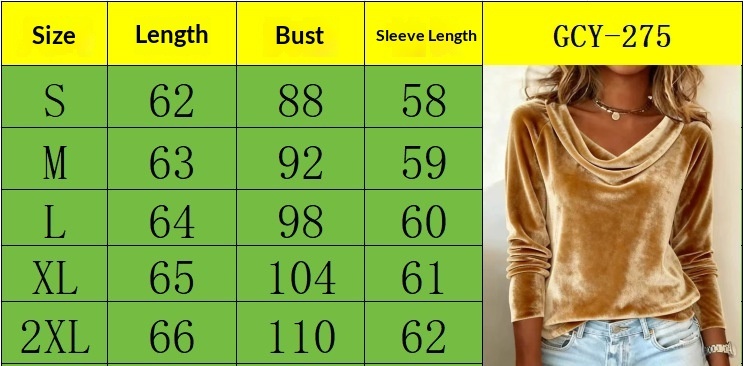 women velvet top fall long sleeve loose pullover blouse