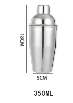 Stainless Steel Coloured Boston Cup - 350Ml - View 1