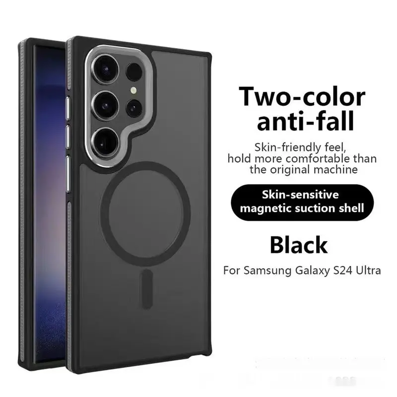 Dual-tone Soft-touch Magnetic Phone Case