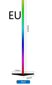 Floor Ambient Light Bedroom Decoration Colorful Corner Bluetooth Version